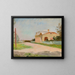 Fassade eines Herrenhauses in Talachkino - Jan Cybis — gerahmtes Bild an der Wand