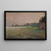 Abend im Mondschein und Nebel - Jan Cybis — gerahmtes Bild an der Wand