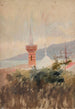 Moschee in Alupka auf der Krim-Reise - Jan Cybis — Ansicht des Kunstwerks