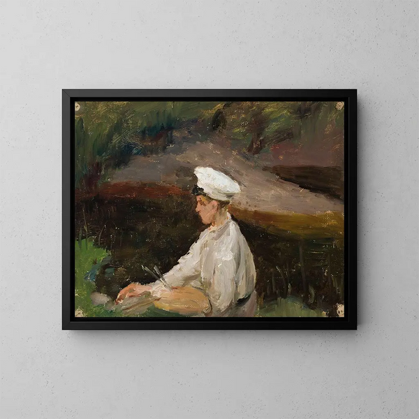 Portrait von Alexandre Rubtsov - Jan Cybis — gerahmtes Bild an der Wand