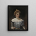 Portrait der Baronin Stackelberg - Jan Cybis — gerahmtes Bild an der Wand