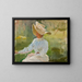 Portrait Eugénie Alexandra Rubtsov, Mutter des Malers Rubtsov - Jan Cybis — gerahmtes Bild an der Wand