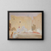 Bâtiments du Sahara - Jan Cybis — gerahmtes Bild an der Wand