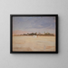 Sahara-Gemälde, der Sirocco in der Wüste - Jan Cybis — gerahmtes Bild an der Wand