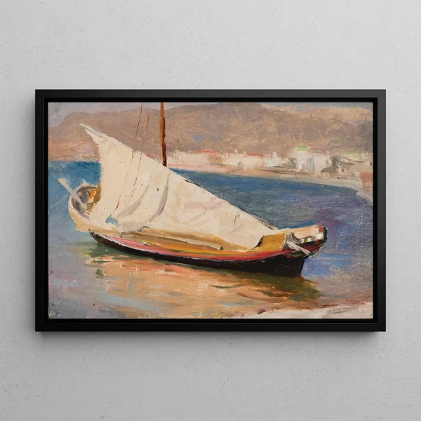 Jan Cigliski - Sail boat Yalta From the journey to Crimea.webp