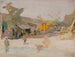 Markt von Samarkand, auf der Reise nach Turkestan - Jan Cybis — Ansicht des Kunstwerks