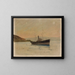 Schiff auf dem Schwarzen Meer auf der Reise nach Konstantinopel - Jan Cybis — gerahmtes Bild an der Wand