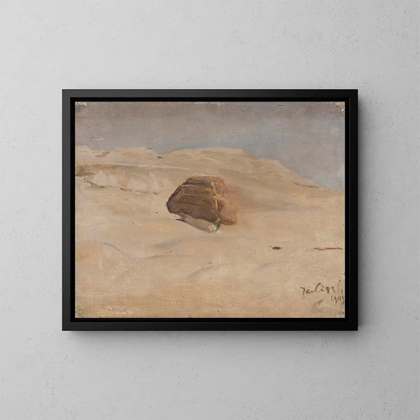Sphinx der Reise nach Ägypten - Jan Cybis — gerahmtes Bild an der Wand