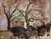 Frühling auf der Insel Yelaguine in Sankt Petersburg - Jan Cybis — Ansicht des Kunstwerks