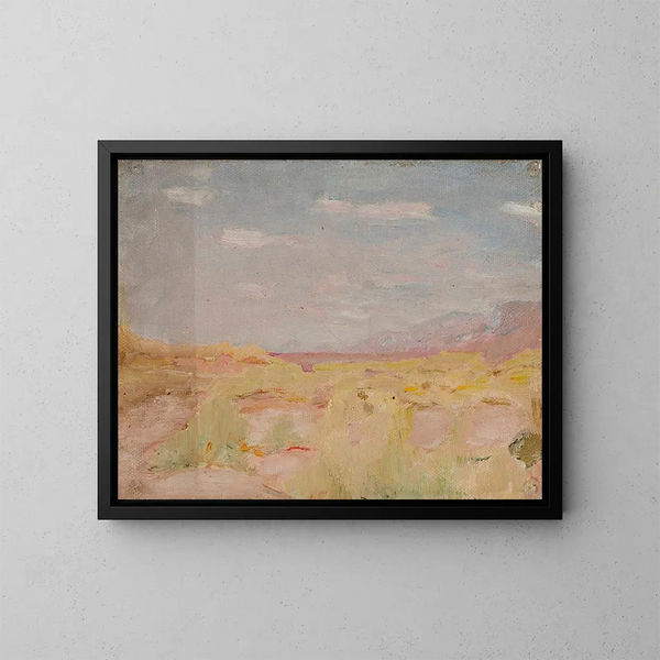 Erde Transkaspische Steppe, auf der Reise nach Turkestan - Jan Cybis — gerahmtes Bild an der Wand