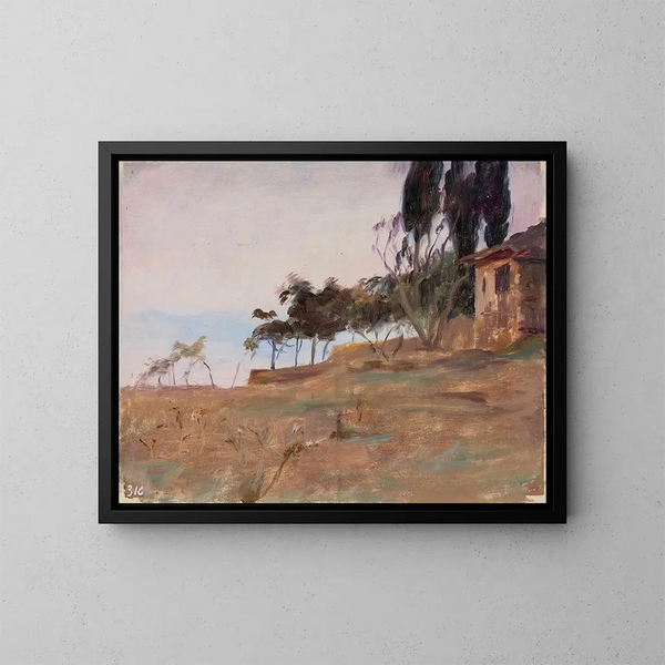 Studie der Reise nach Konstantinopel - Jan Cybis — gerahmtes Bild an der Wand