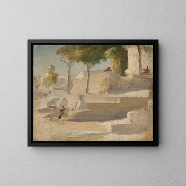 Studie der Reise nach Krim - Jan Cybis — gerahmtes Bild an der Wand