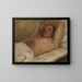 Studie einer liegenden Frau - Jan Cybis — gerahmtes Bild an der Wand