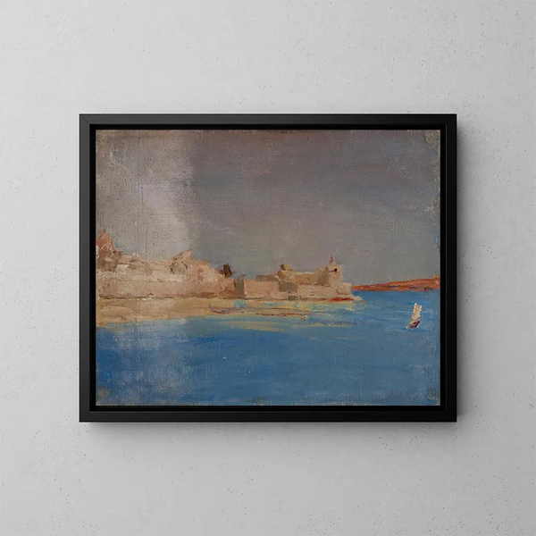 Syrakus - Jan Cybis — gerahmtes Bild an der Wand