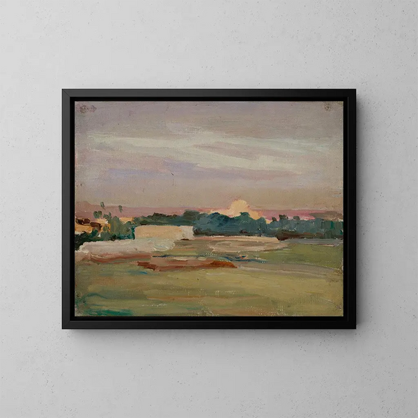 Le Sirocco - Jan Cybis — gerahmtes Bild an der Wand