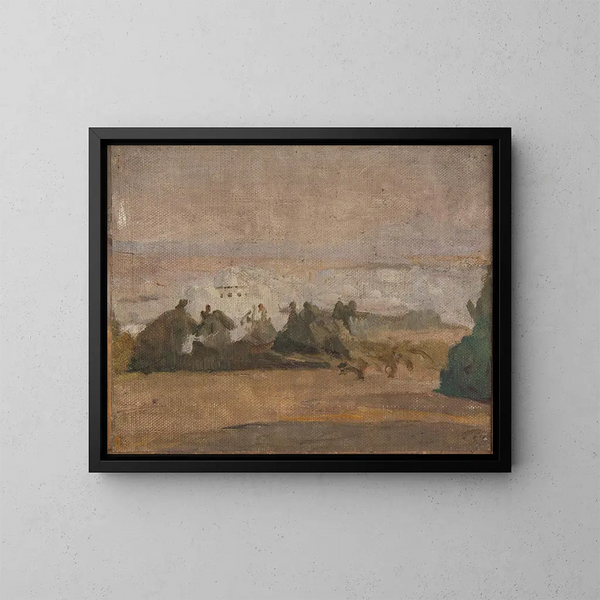 Tunis - Jan Cybis — gerahmtes Bild an der Wand