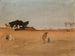 Vue des pyramides au crépuscule depuis le voyage en Égypte - Jan Cybis — Ansicht des Kunstwerks
