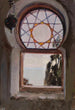 Fenster der Villa BakhchiDere in Jalta auf der Krim-Reise - Jan Cybis — Ansicht des Kunstwerks
