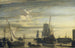 Port am Sonnenuntergang - Jan Claesz Rietschoof — Ansicht des Kunstwerks