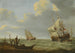 Schiffe in einer Brise - Jan Claesz Rietschoof — Ansicht des Kunstwerks