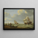 Schiffe in einer Brise - Jan Claesz Rietschoof — gerahmtes Bild an der Wand