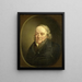 Portrait von Johannes Kinker Dichter und Philosoph Professor in Lüttich - Jan Cornelis van Rossum — gerahmtes Bild an der Wand