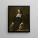 Portrait eines Chirurgen - Jan Cossiers — gerahmtes Bild an der Wand