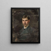 Portrait d'Ignacy Wróblewski après 1938 - Jan Czesław Moniuszko — gerahmtes Bild an der Wand