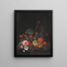 Blumen und Früchte - Jan Davidsz de Heem — gerahmtes Bild an der Wand