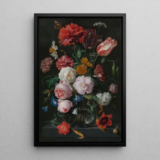 Jan Davidsz de Heem - Still Life with Flowers in a Glass Vase.webp