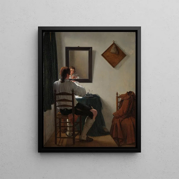 Jan Ekels the Younger - A Writer Trimming his Pen.webp