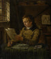 Ein junger Zeichner bei der Arbeit in seinem Atelier - Jan Ekels der Jüngere — Ansicht des Kunstwerks