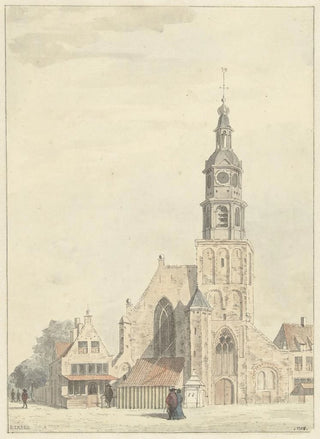 Jan Ekels the elder - De kerk te Buren.webp