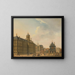 Jan Ekels the elder - View of the Dam in Amsterdam.webp