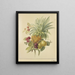 Ein Ananas, Pflaumen und Himbeeren - Jan Evert Morel — gerahmtes Bild an der Wand