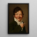 Portrait d'Alojzy Kowski - Jan Feliks Piwarski — gerahmtes Bild an der Wand