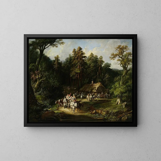 Jan Feliks Piwarski - The Last Penny tavern near Warsaw.webp