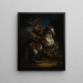 L Wahlmann Johann Wilhelm von Pfalz-Neuburg auf dem Pferd - Jan Frans van Douven — gerahmtes Bild an der Wand