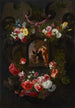 Allegorien der Vier Jahreszeiten umgeben von Blumen- und Fruchtgirlanden 2 - Jan Fyt — Ansicht des Kunstwerks