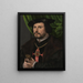 Portrait de Francisco de los Cobos et Molina - Jan Gossaert — gerahmtes Bild an der Wand