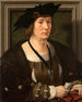 Portrait d'Hendrik III, comte de Nassau-Breda - Jan Gossaert — Ansicht des Kunstwerks