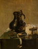 Stillleben mit Zinnflasche - Jan Jansz den Uyl — Ansicht des Kunstwerks