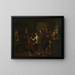 Musik - Jan Josef Horemans der Ältere — gerahmtes Bild an der Wand