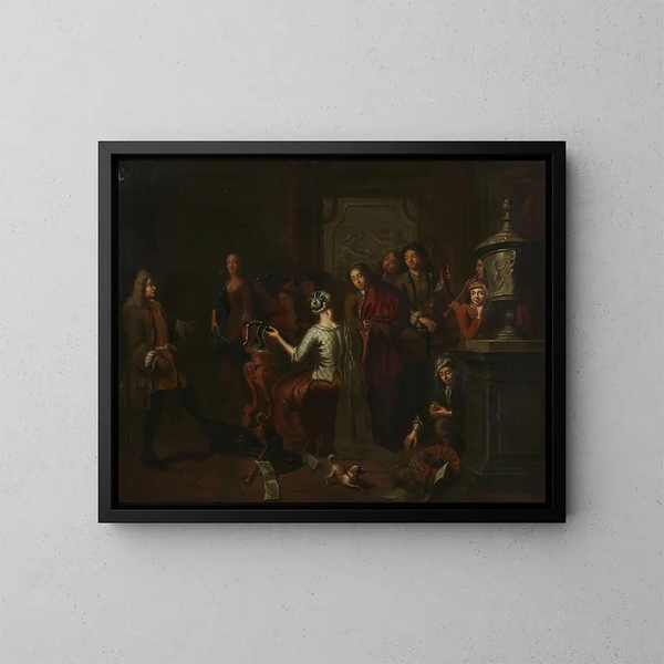 Musik - Jan Josef Horemans der Ältere — gerahmtes Bild an der Wand