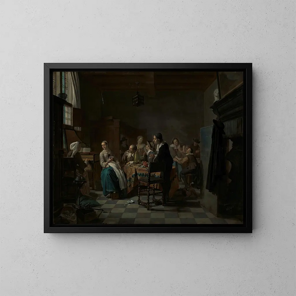 La Nouvelle Chanson - Jan Josef Horemans der Jüngere — gerahmtes Bild an der Wand