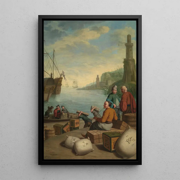 Jan Josef Horemans the Younger - View of a Eastern Harbour.webp