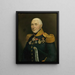 Gijsbertus Martinus Cort Heyligers 1770-1849 Generalleutnant der Infanterie - Jan Kieft — gerahmtes Bild an der Wand