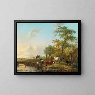 Jan Kobell II - Landscape with Cattle.webp