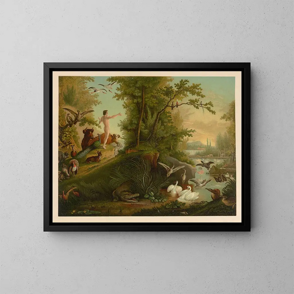 Bibel goldene der Klassiker - Jan Ladislaw Skora — gerahmtes Bild an der Wand