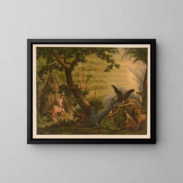 Bibel goldene der Klassiker - Jan Ladislaw Skora — gerahmtes Bild an der Wand